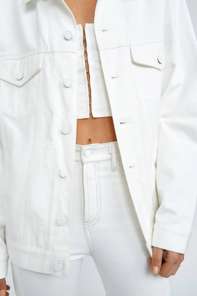 JOHNNY JEAN JACKET - WHITE