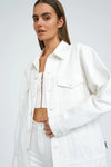 JOHNNY JEAN JACKET - WHITE