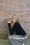 Josie Wide Leg Trouser - Yarn Dyed Check