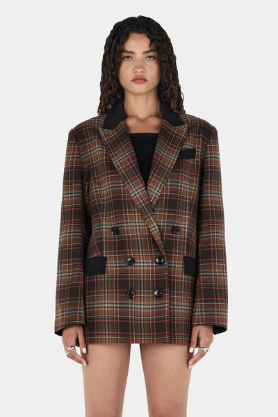 KAT BLAZER TARTAN