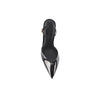 Kristen Pump Vinylite & Black Patent Leather