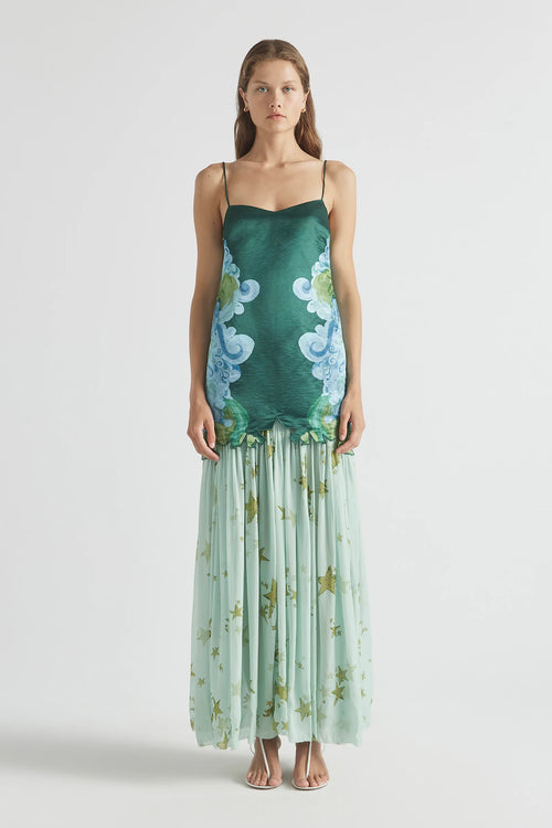 RUNAWAY STAR DROP WAIST GOWN