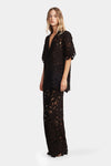 LORETTA LACE SHIRT CEDARWOOD