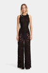 LOTUS LACE PANT BLACK