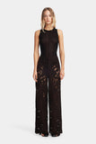 LOTUS LACE PANT BLACK