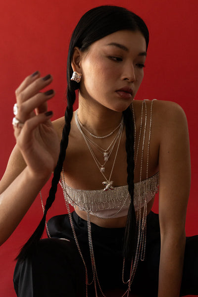 GEORGETTE EARRINGS | SILVER
