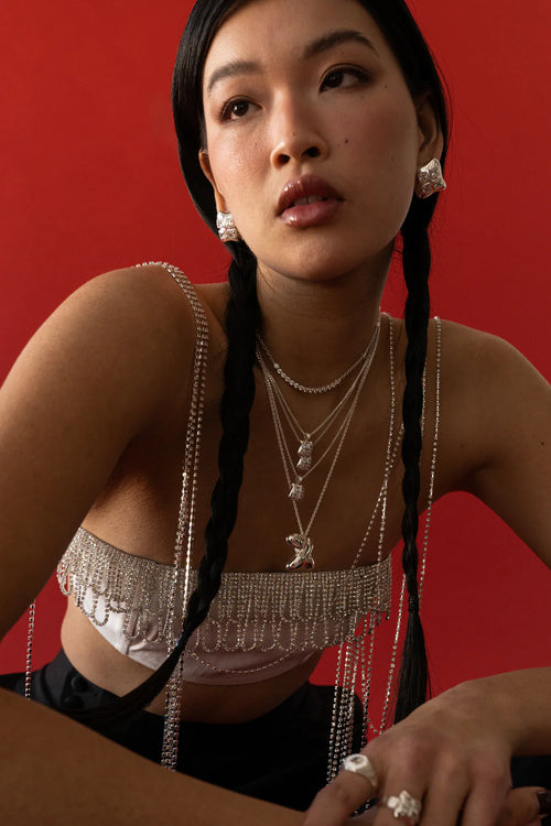 GEORGETTE EARRINGS | SILVER