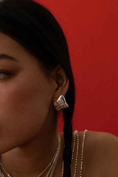 GEORGETTE EARRINGS | SILVER