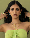 SURI EARRINGS | GREEN AVENTURINE