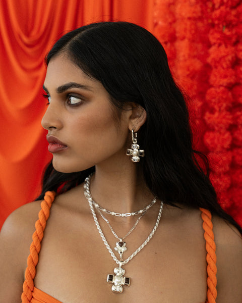 ANUSHKA EARRINGS | SILVER