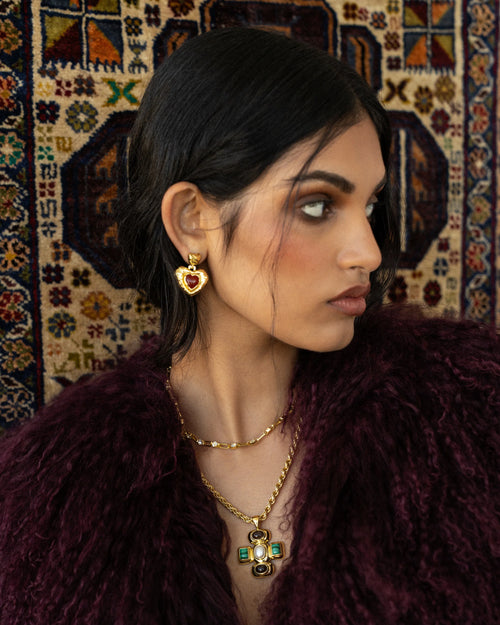 SURI EARRINGS | CARNELIAN