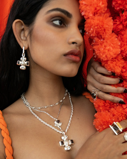 ANUSHKA EARRINGS | SILVER