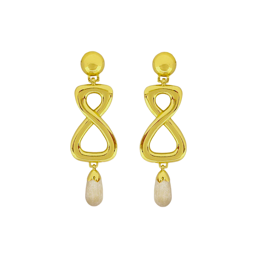 MANHATTAN EARRINGS | PEARL