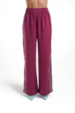 Sig Linen Pant- Plum