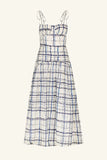 Niko Gathered Bubble Midi Dress