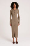 NOEMI KNIT DRESS- FOG