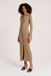 NOEMI KNIT DRESS- FOG