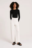 LILOU KNIT PANT- SALT