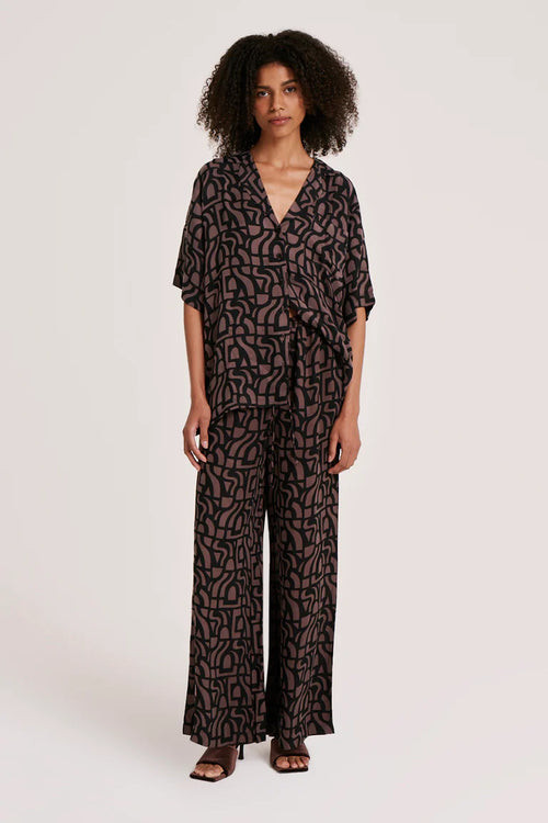 YVES CUPRO OVERSIZED SHIRT