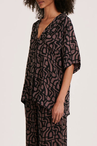 YVES CUPRO OVERSIZED SHIRT