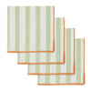 LUNA S/4 COTT NAPKINS PIST/PAPAYA