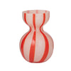 BOBBI GLASS VASE PINK/RED
