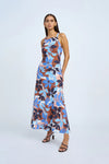 OPHELIA FLORAL BIAS MIDI DRESS