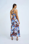 OPHELIA FLORAL BIAS MIDI DRESS