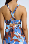 OPHELIA FLORAL BIAS MIDI DRESS