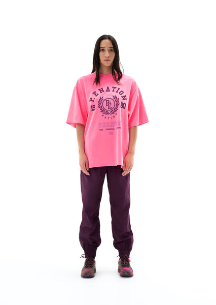 OVERLAND TEE IN BRIGHT PINK