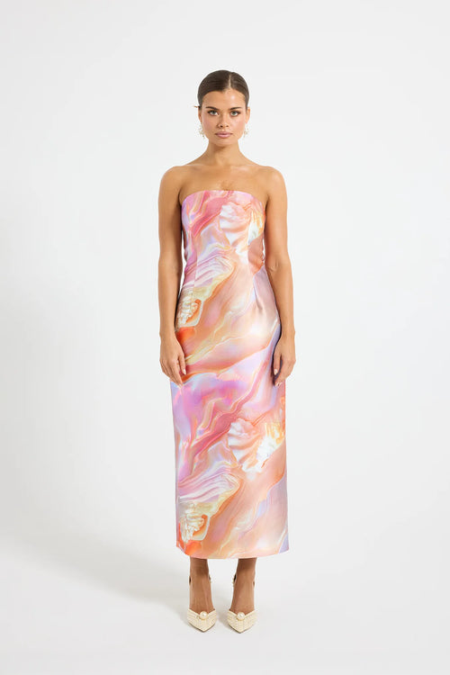 SIREN STRAPLESS MIDI