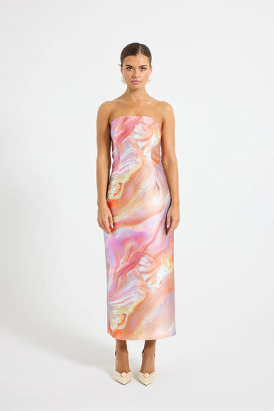SIREN STRAPLESS MIDI