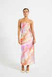 SIREN STRAPLESS MIDI