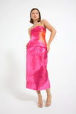 Thea Fitted Midi : Pink Camellia