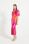 Thea Sleeve Midi : Pink Camellia