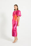 Thea Sleeve Midi : Pink Camellia