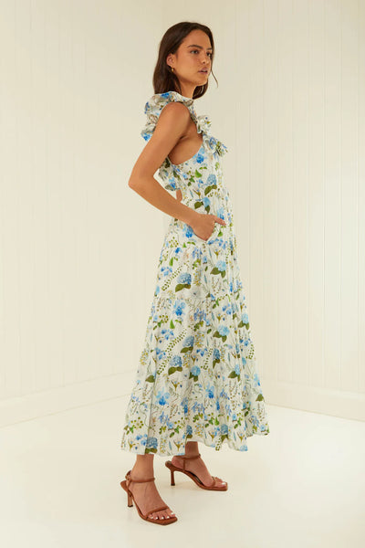 LEON DRESS- BLUE ORCHID