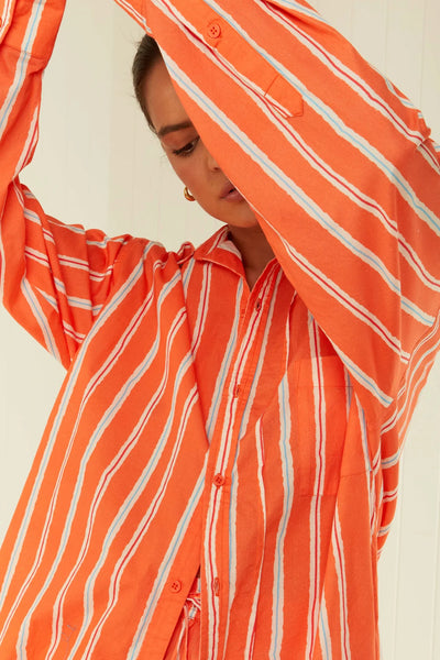 BOUNTY SHIRT- ORANGE STRIPE