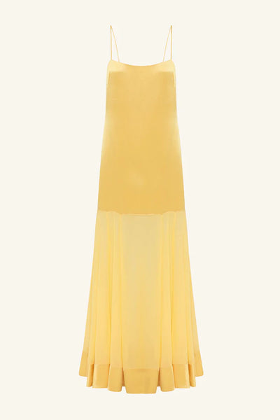 Moraya Dropped Waist Maxi Dress - Soleil
