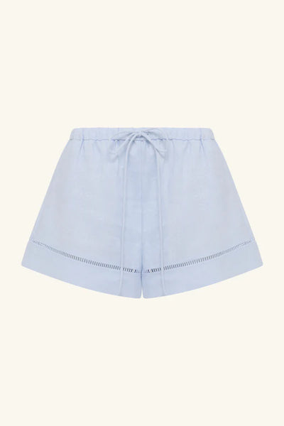 Tommy Linen Short - Sky