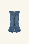 Raquel Vest - Vintage Blue