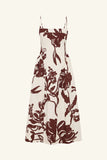 Emmett Square Neck Panelled Midi Dress
