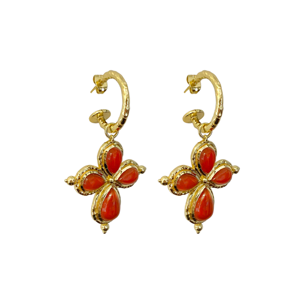 ROSALIA EARRINGS | RED ONYX