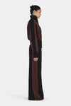 REYNOLDS TRACKPANT BLACK CHOC 2-TONE