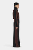 REYNOLDS TRACKPANT BLACK CHOC 2-TONE