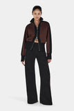 REYNOLDS TRACKPANT BLACK CHOC 2-TONE