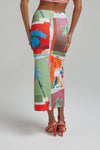 MIDI SKIRT - ROYAL MONTAGE