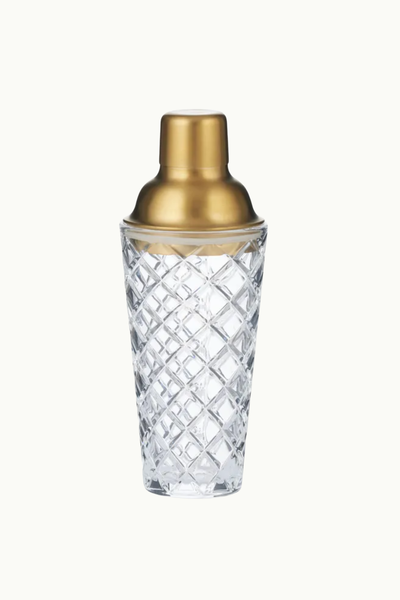 RYDER CUT GLASS COCKTAIL SHAKER