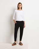 ZIP STILETTO PANT- BLACK