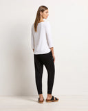 ZIP STILETTO PANT- BLACK